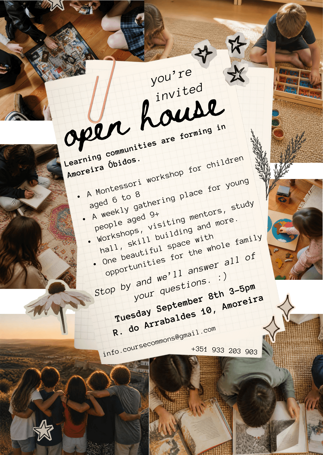 Flyer for Youth Group Open House
